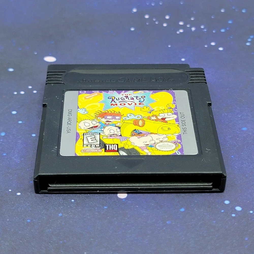 The Rugrats Movie Nintendo Game Boy GBC GBA Black Cartridge DMG-ARQE-USA THQ